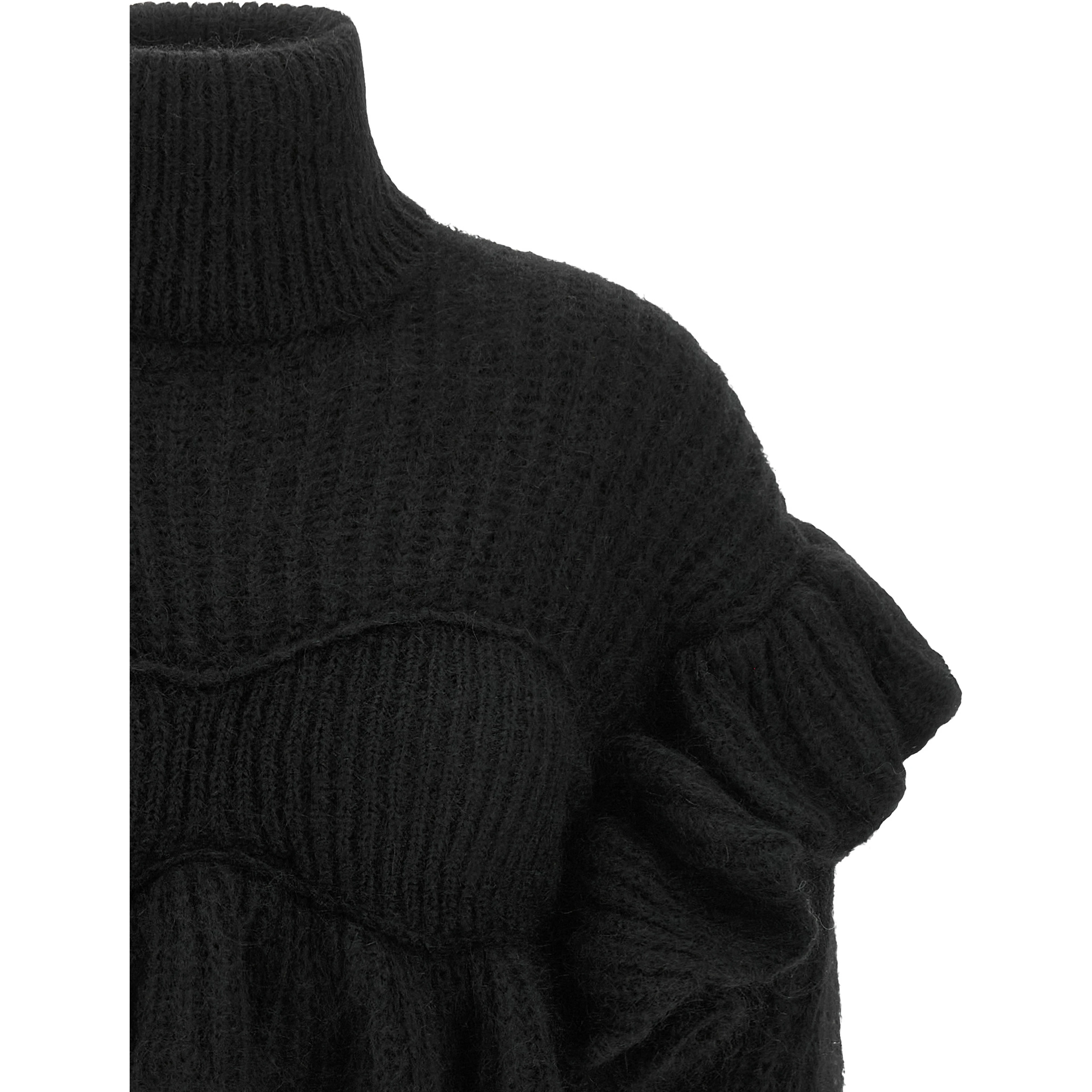 Black Mohair Cardigan