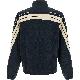 Blue Polyester Sweatshirt