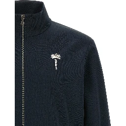 Blue Polyester Sweatshirt