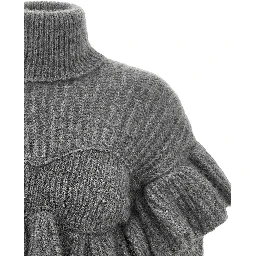 Gray Mohair Cardigan