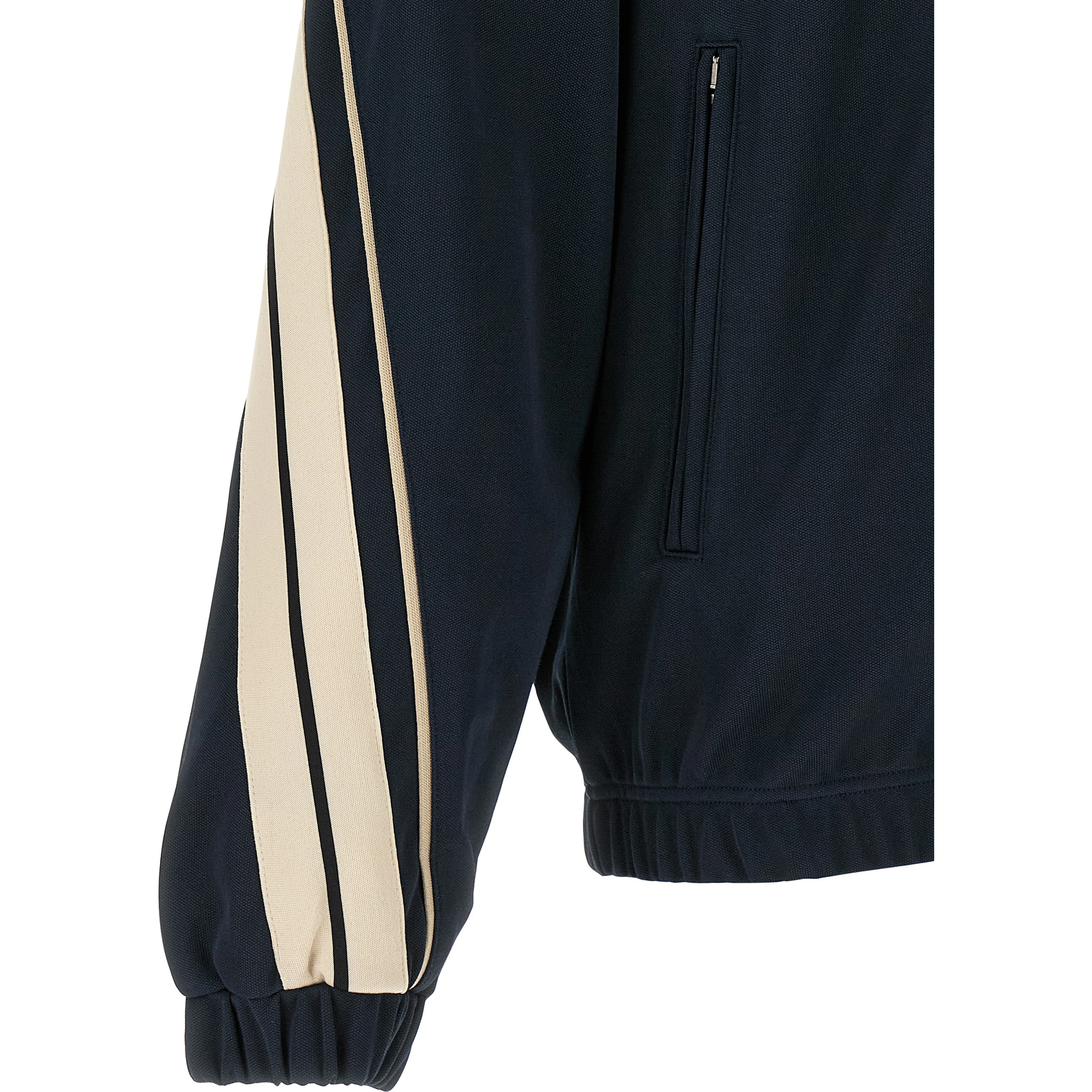 Blue Polyester Sweatshirt
