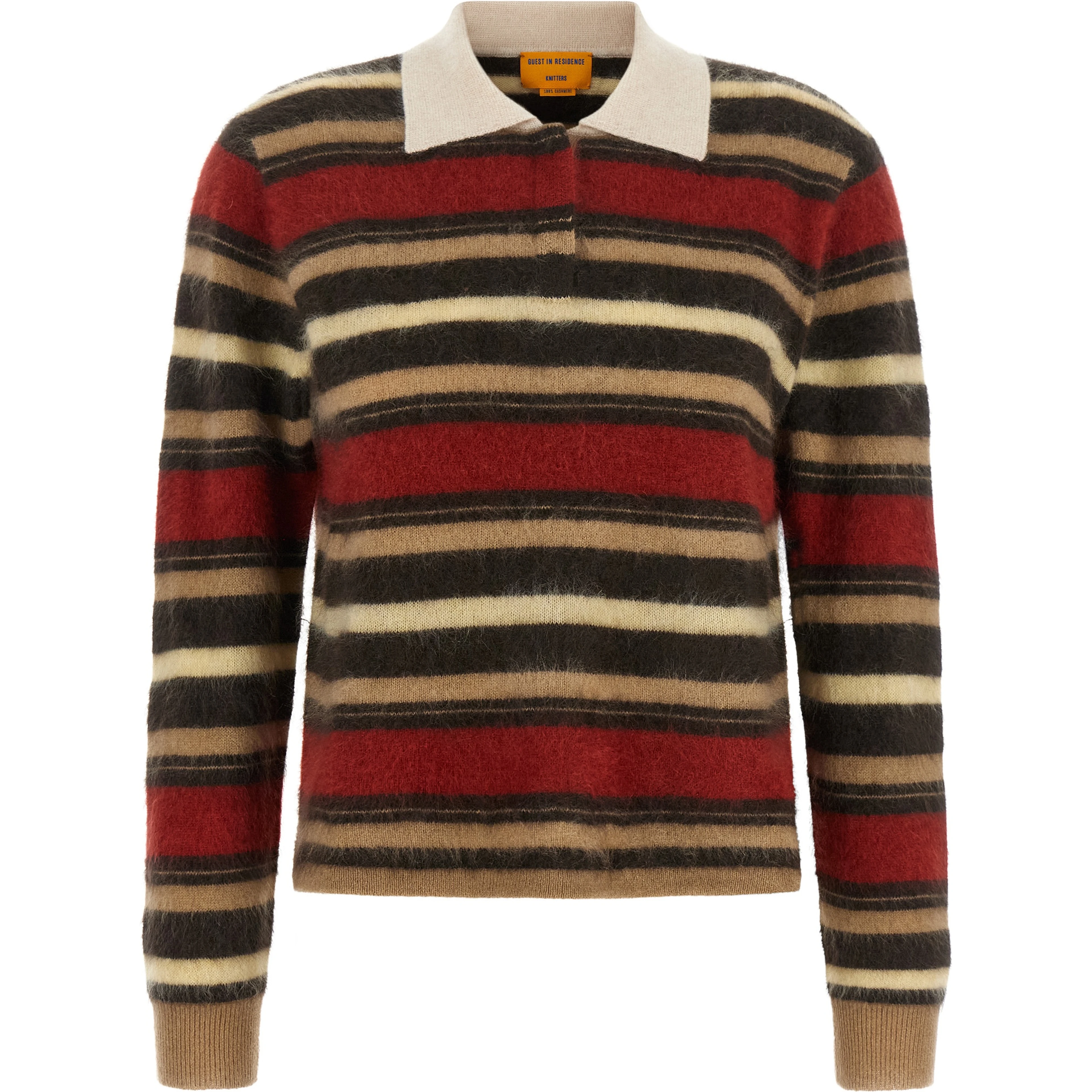 Multicolor Cashmere Polo Shirt