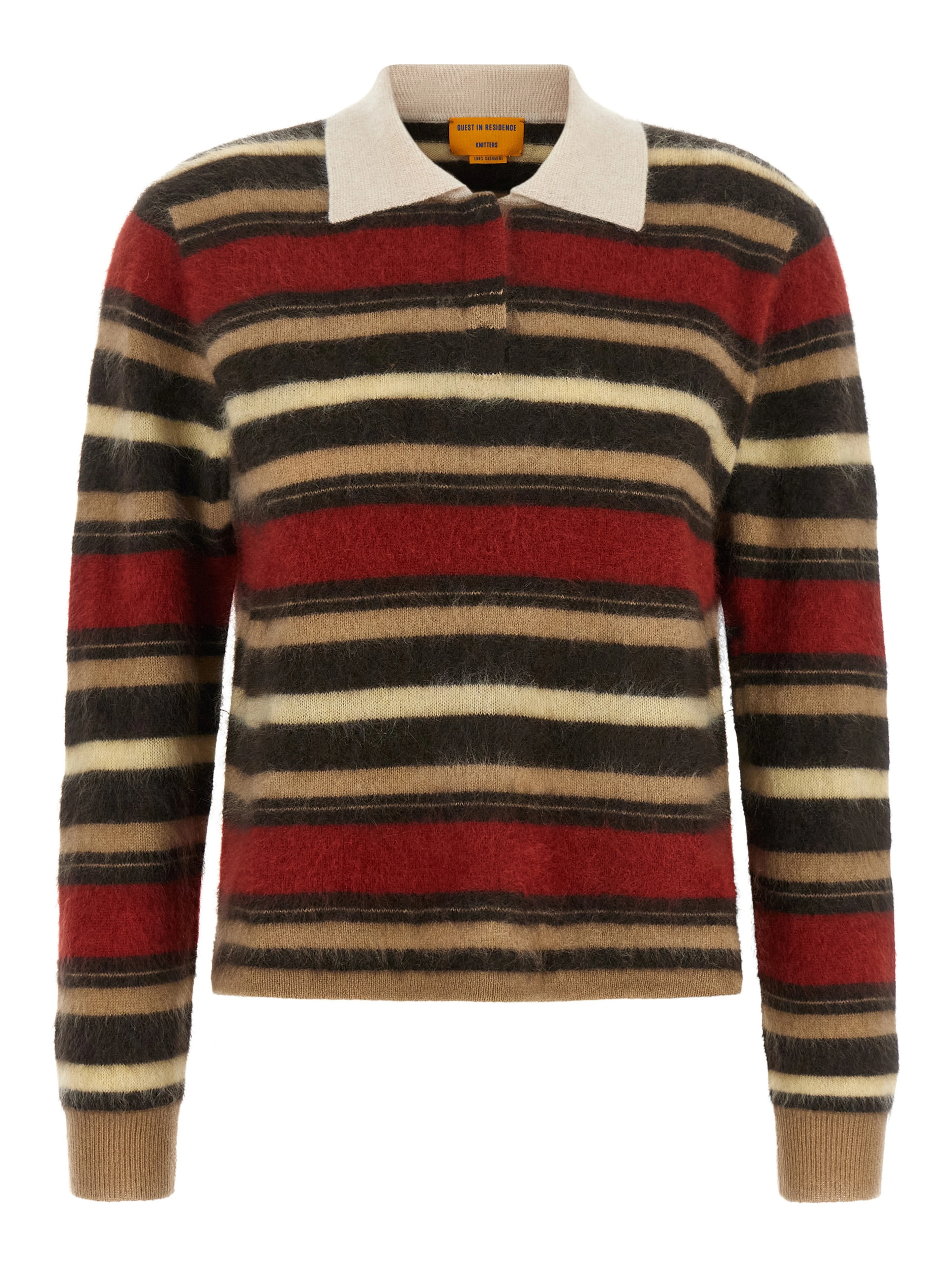 Multicolor Cashmere Polo Shirt