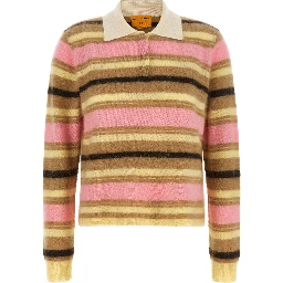 Multicolor Cashmere Polo Shirt