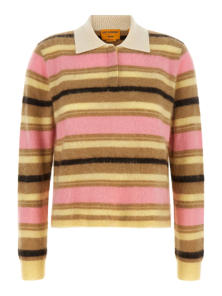 Multicolor Cashmere Polo Shirt
