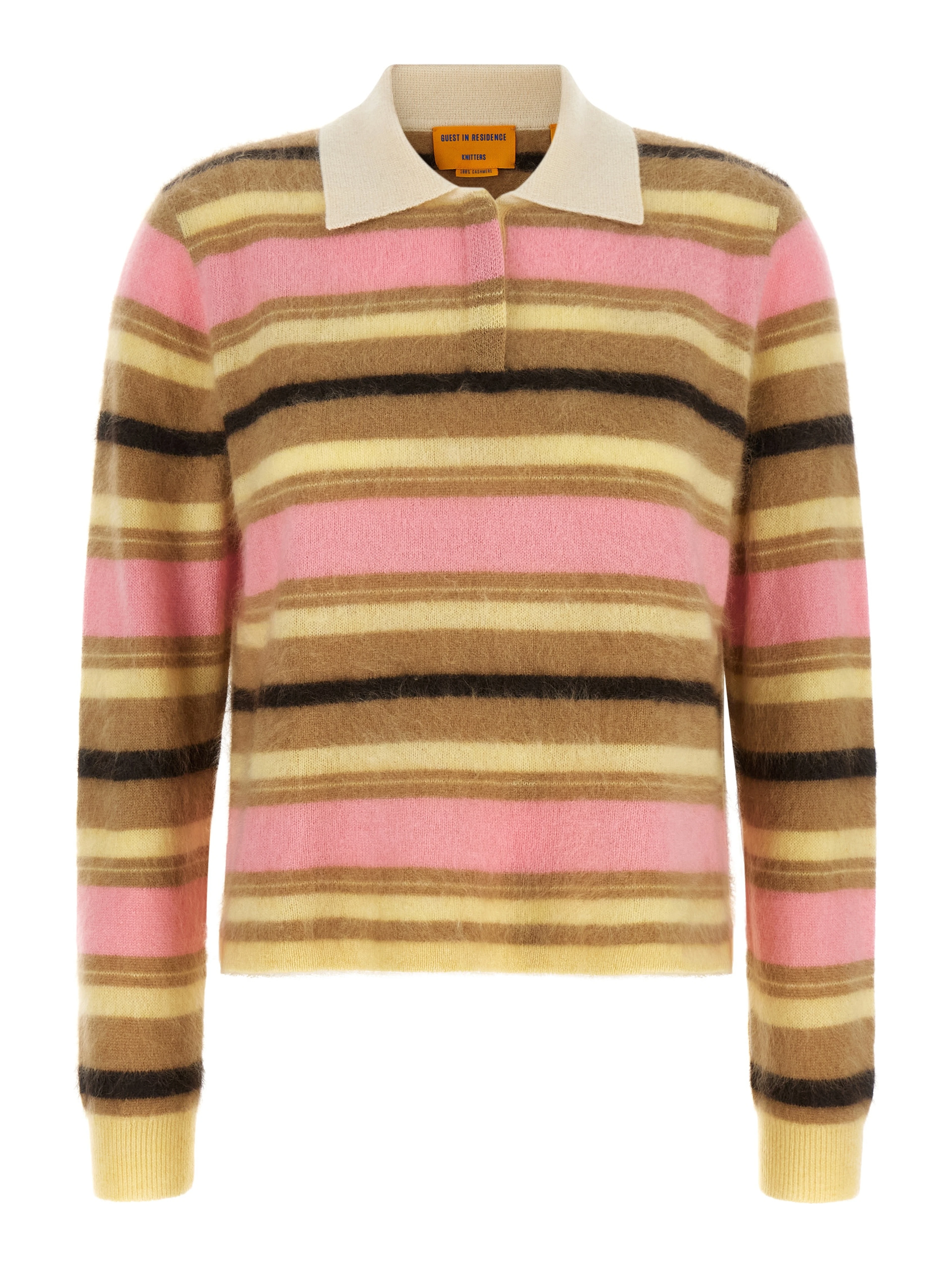 Multicolor Cashmere Polo Shirt