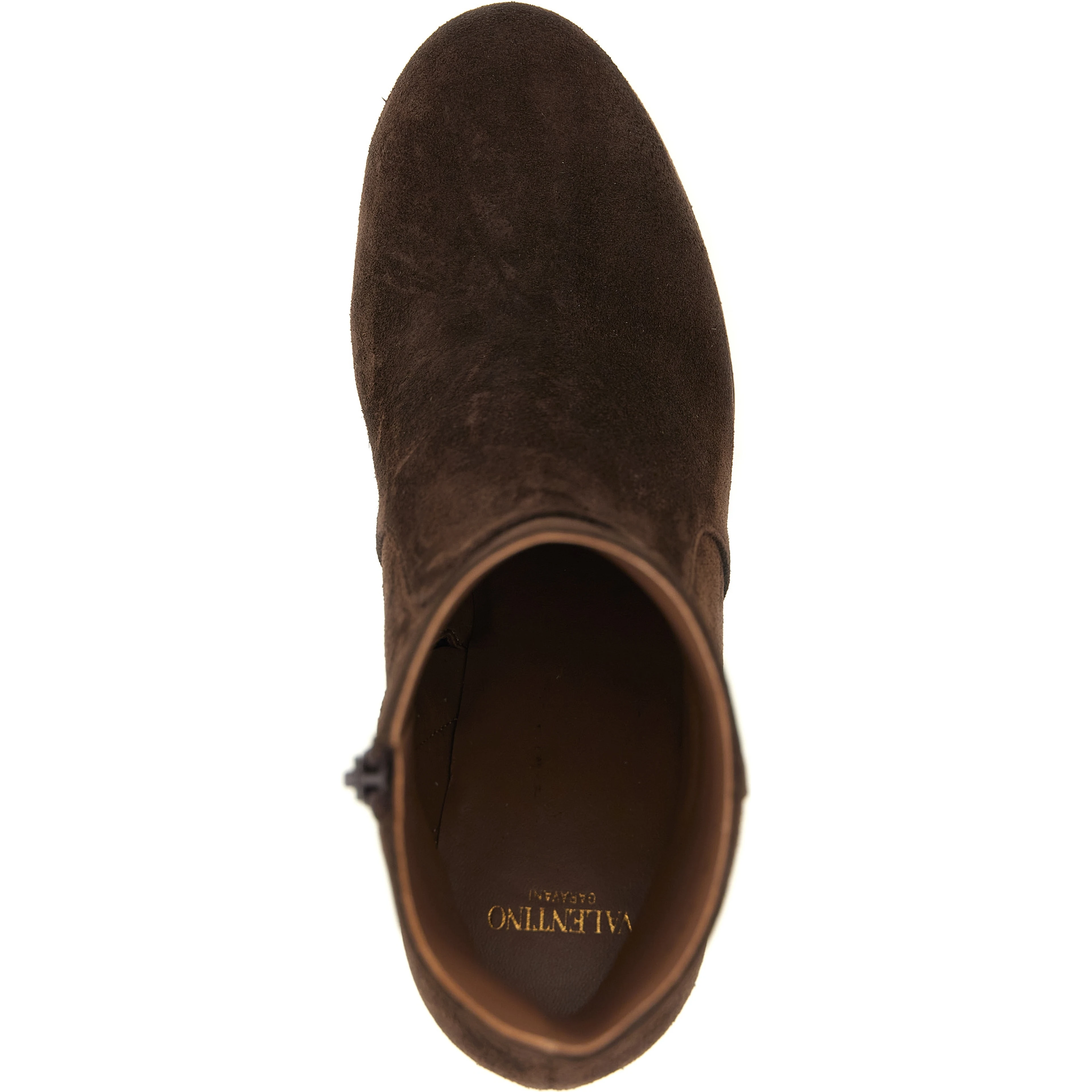 Brown Calfskin Ankle Boots