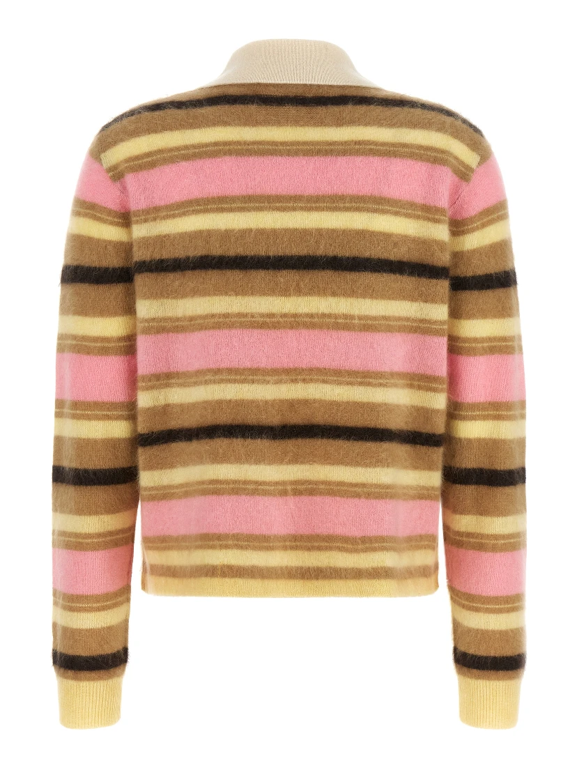 Multicolor Cashmere Polo Shirt