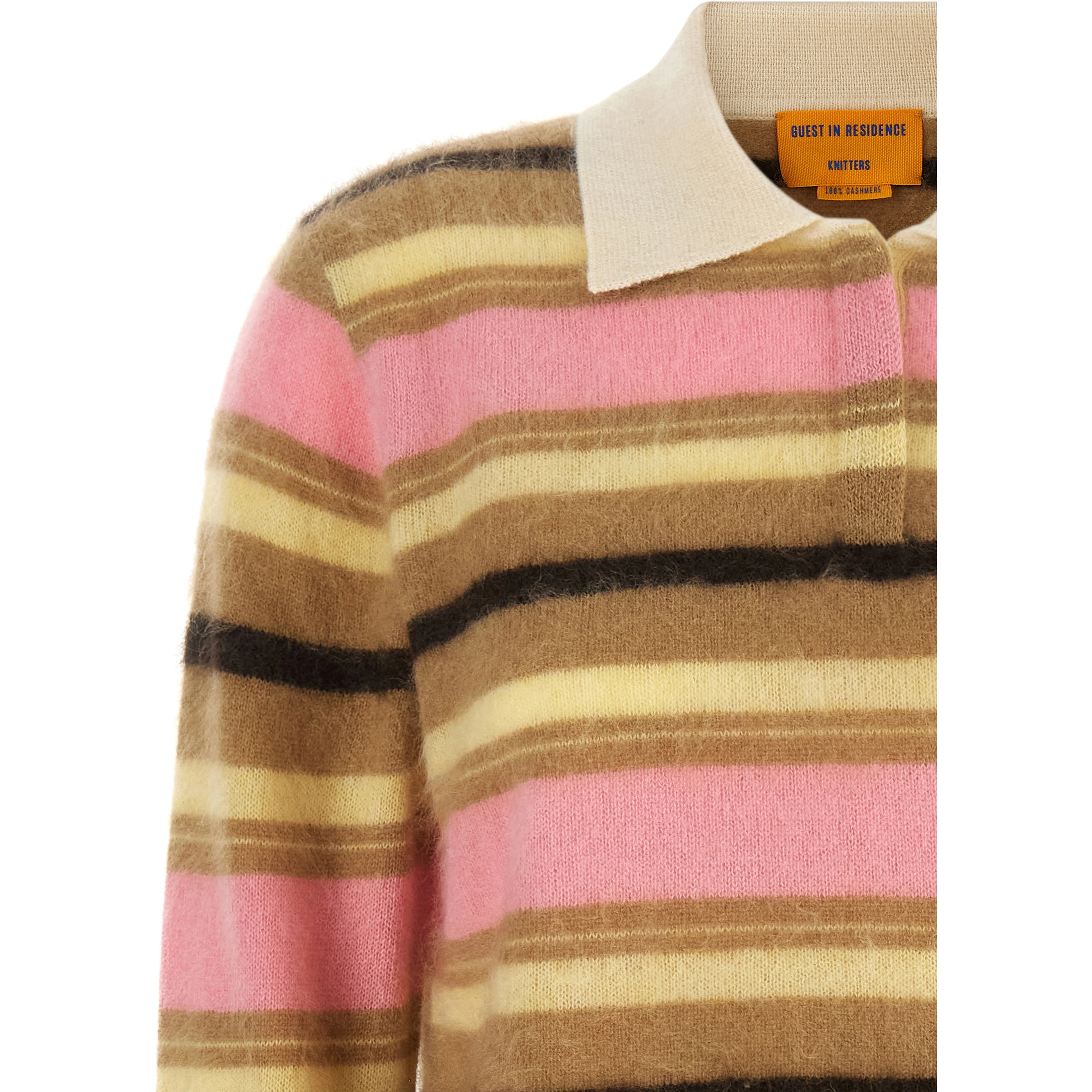 Multicolor Cashmere Polo Shirt
