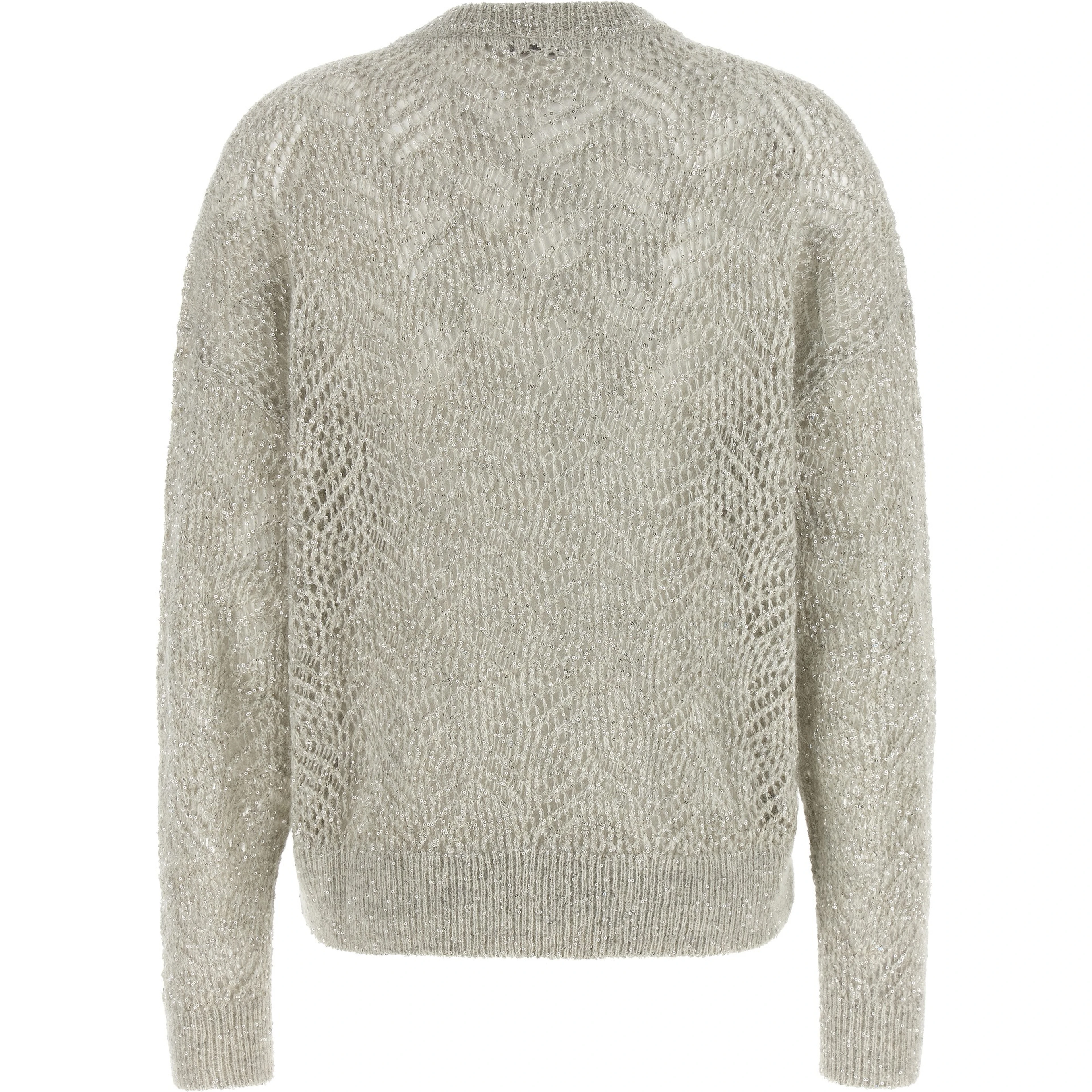 Gray Polyamide Cardigan