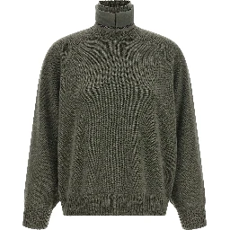 Bicolor Cashmere Cardigan