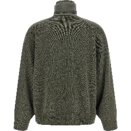 Bicolor Cashmere Cardigan