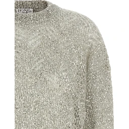 Gray Polyamide Cardigan