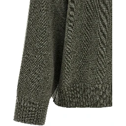 Bicolor Cashmere Cardigan
