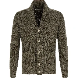 Bicolor Cotton Cardigan