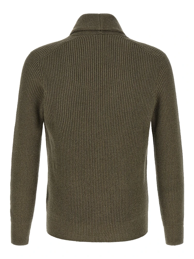 Bicolor Cotton Cardigan alternative