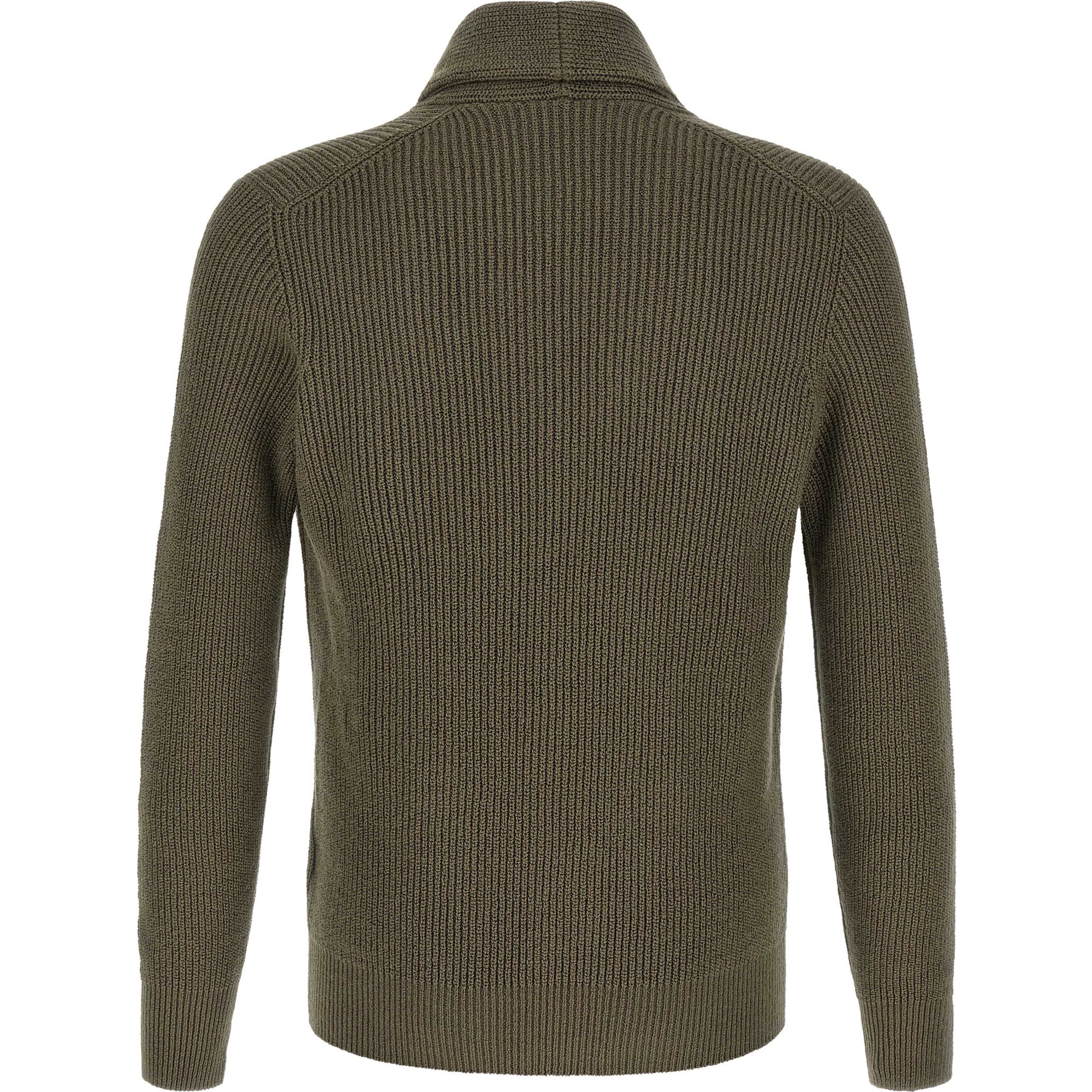 Bicolor Cotton Cardigan