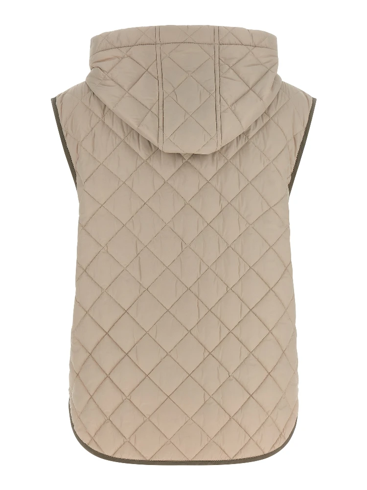 Beige Polyamide Sleeveless Jacket alternative