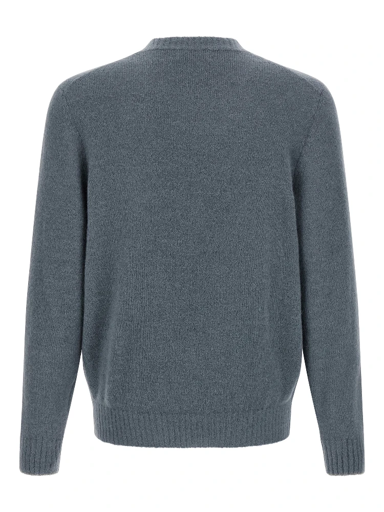 Blue Alpaca Leather Cardigan alternative