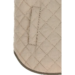 Beige Polyamide Sleeveless Jacket