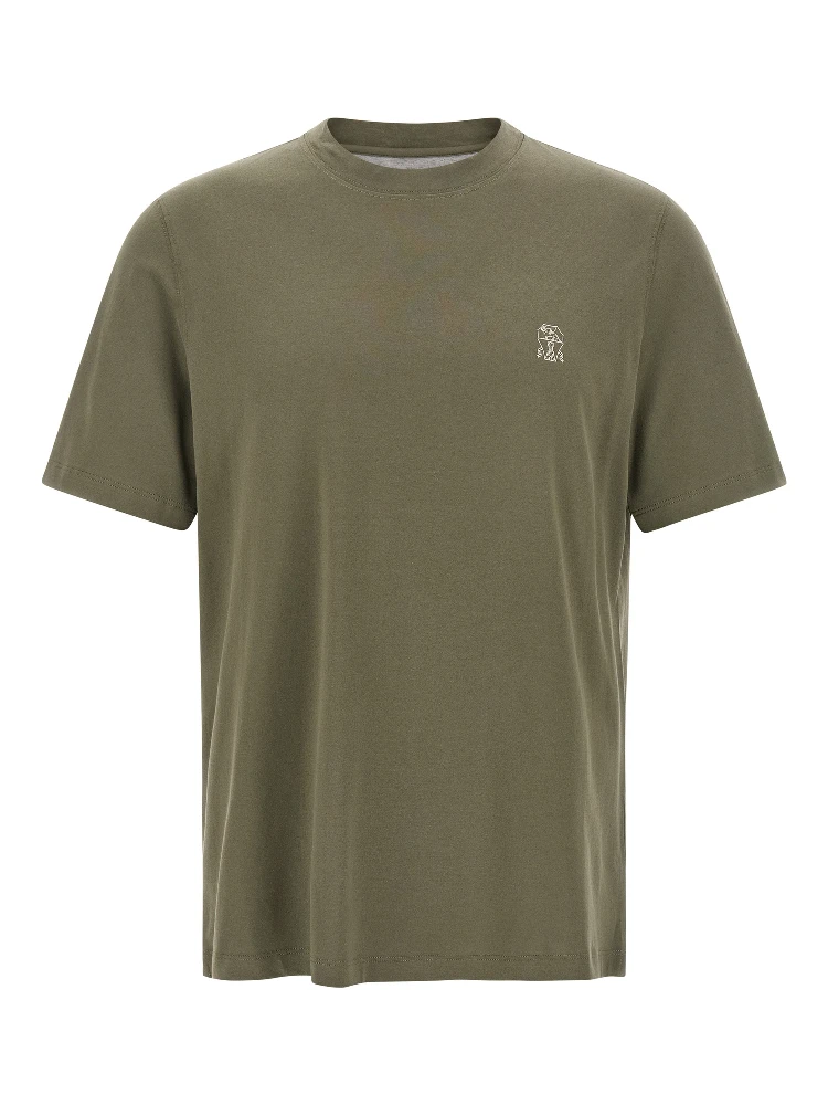 Bicolor Cotton T-Shirt