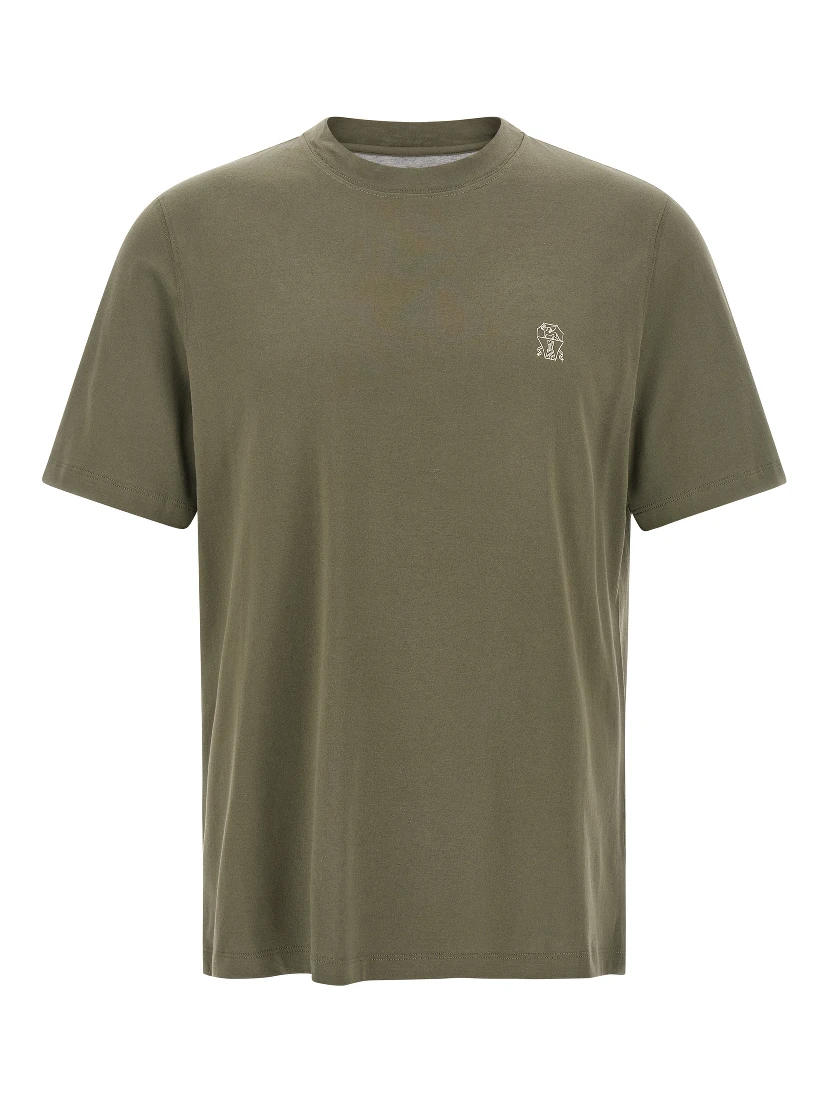 Bicolor Cotton T-Shirt