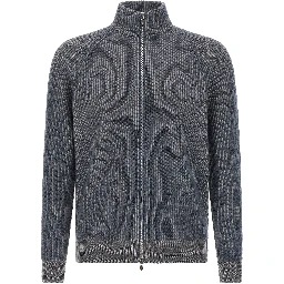 Blue Cashmere Cardigan