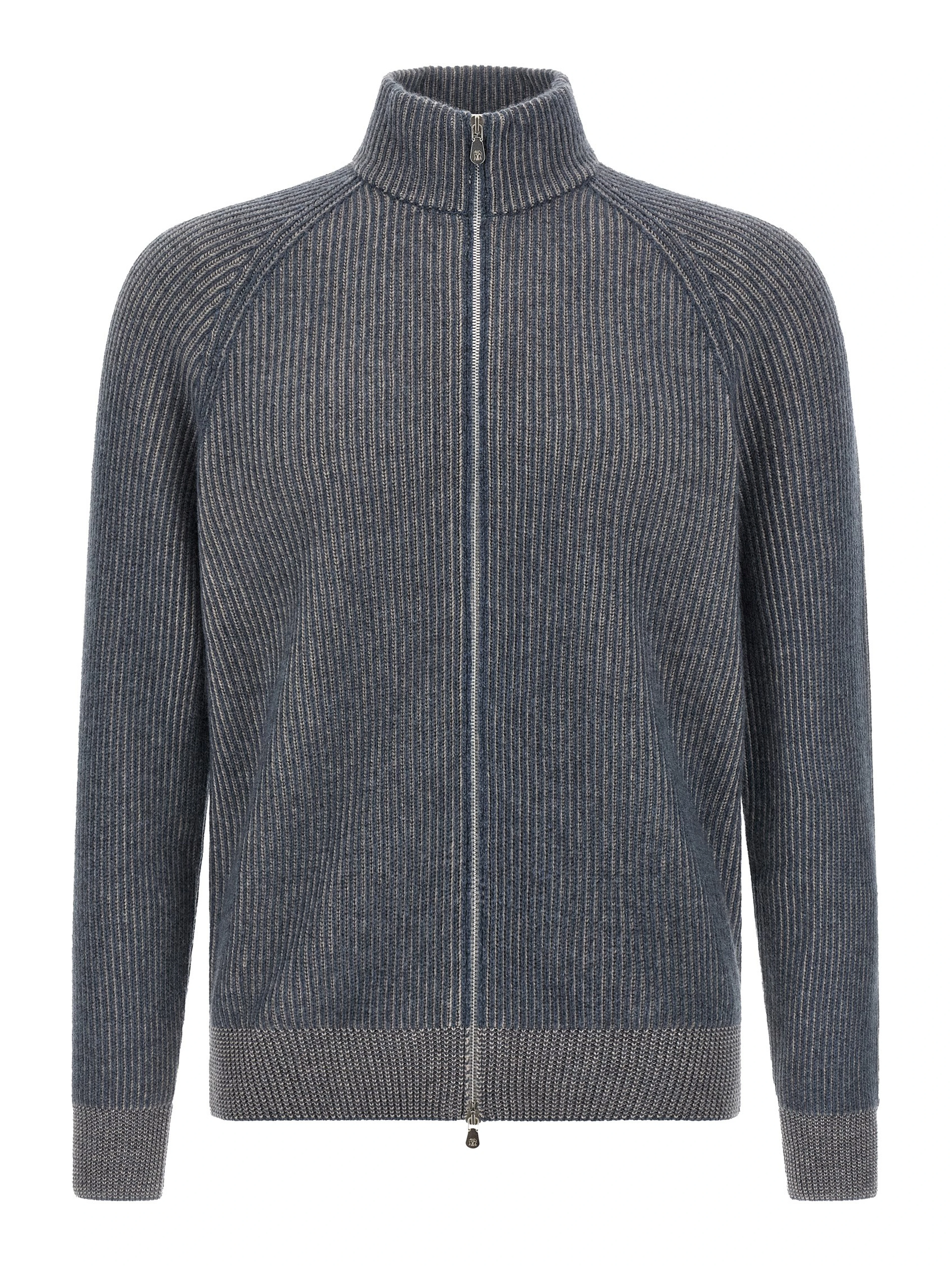 Blue Cashmere Cardigan