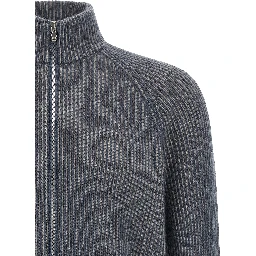 Blue Cashmere Cardigan
