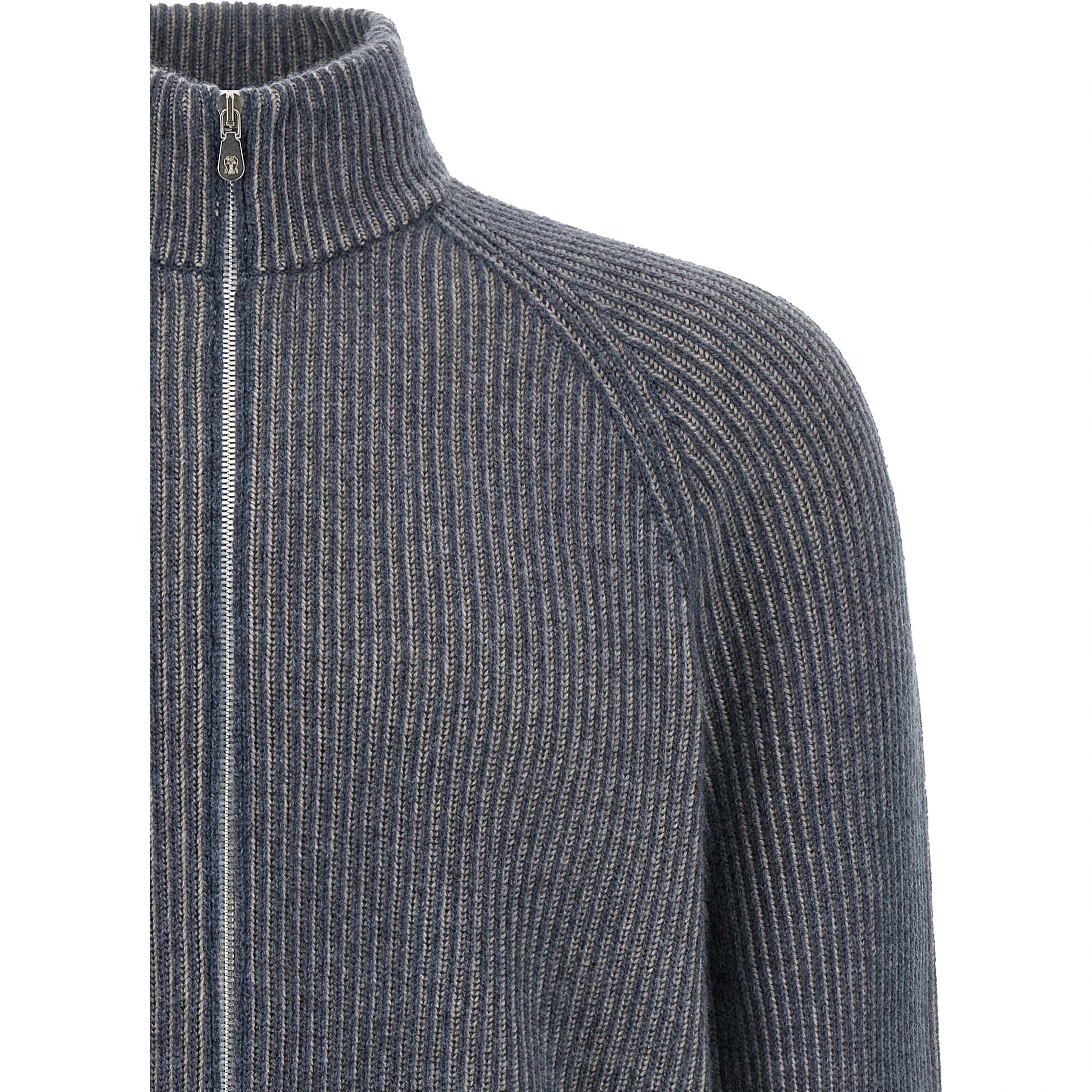 Blue Cashmere Cardigan