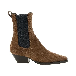 Brown Calfskin Chelsea Boots