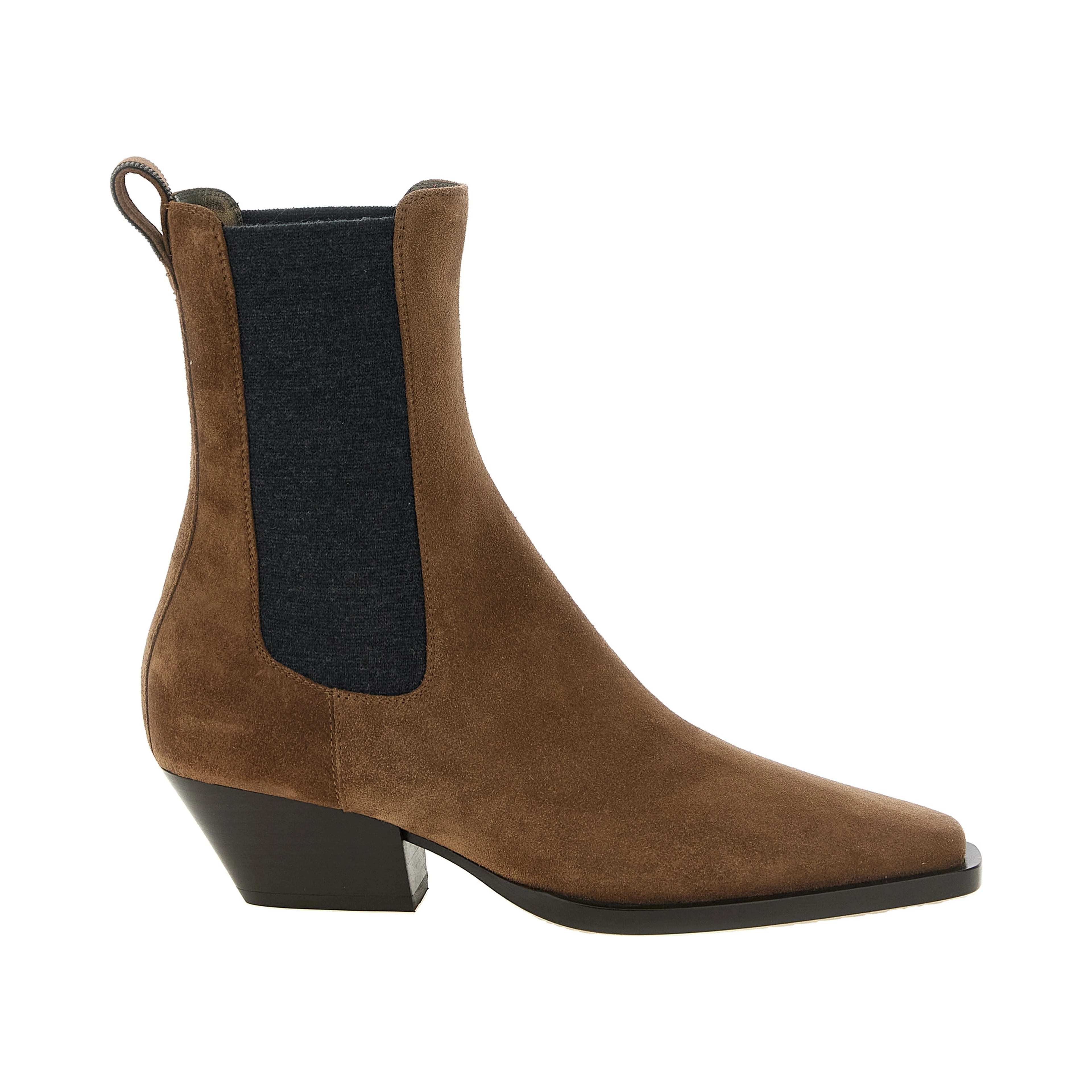 Brown Calfskin Chelsea Boots
