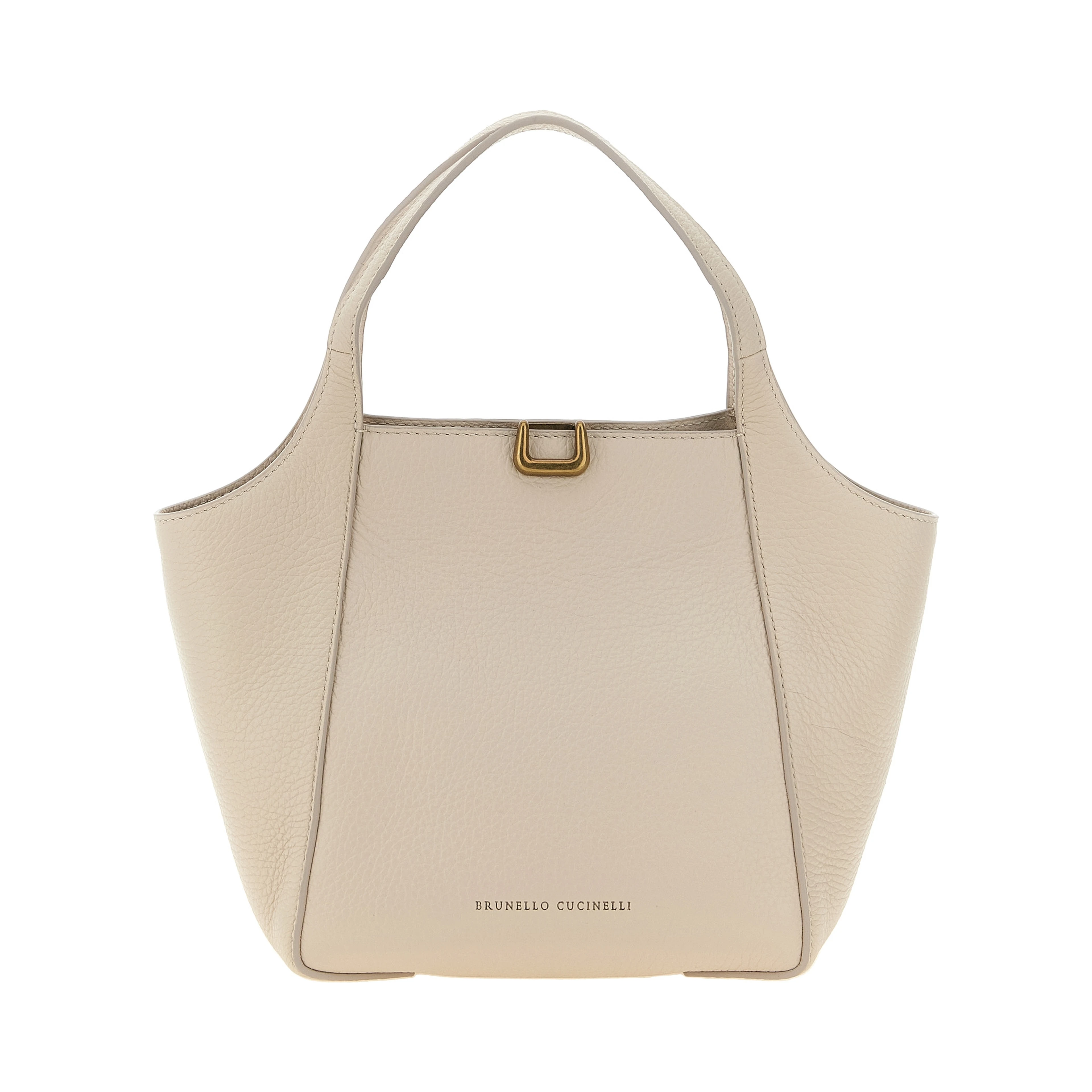 Beige Nubuc Leather Handbag