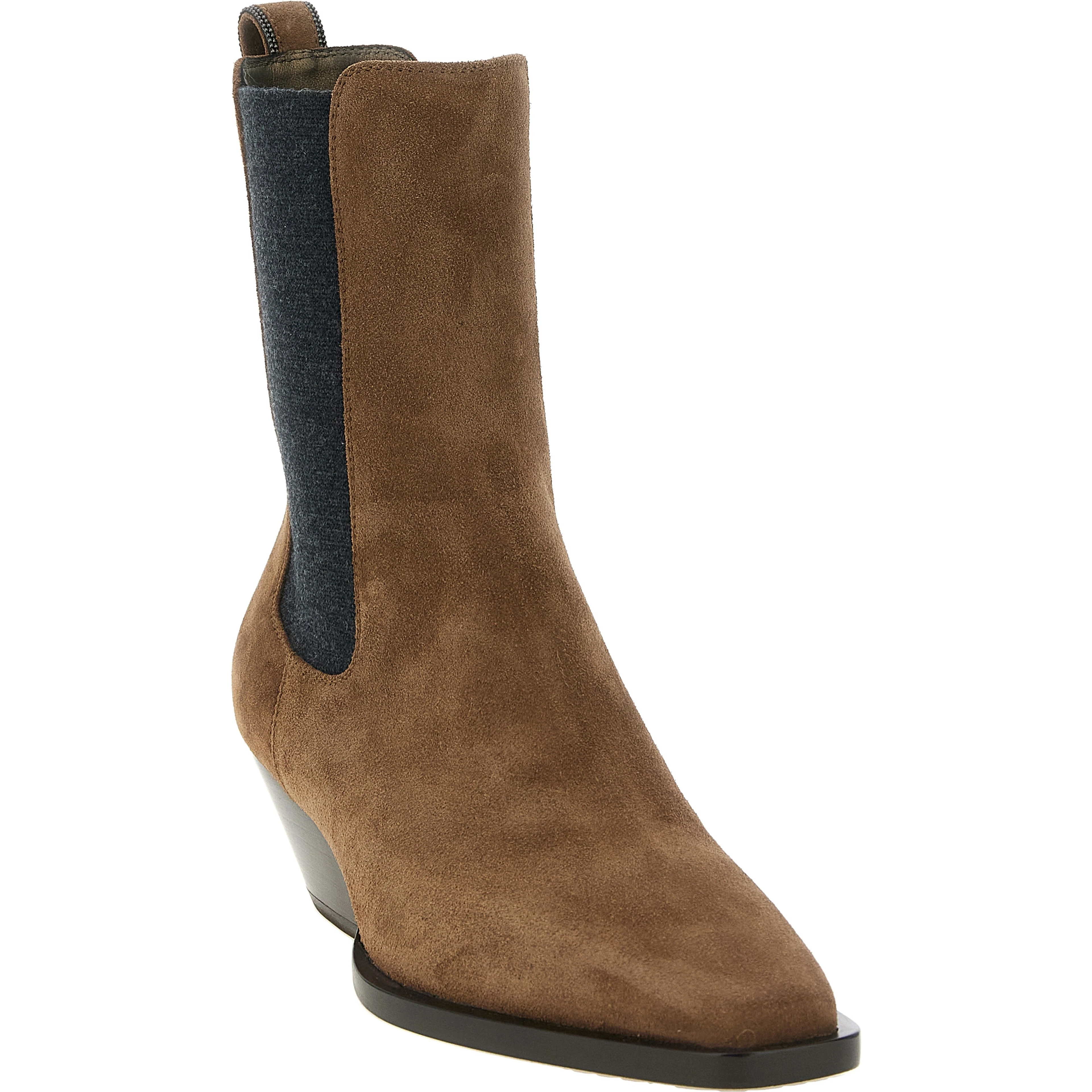 Brown Calfskin Chelsea Boots
