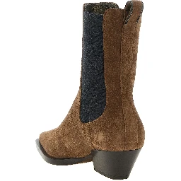 Brown Calfskin Chelsea Boots