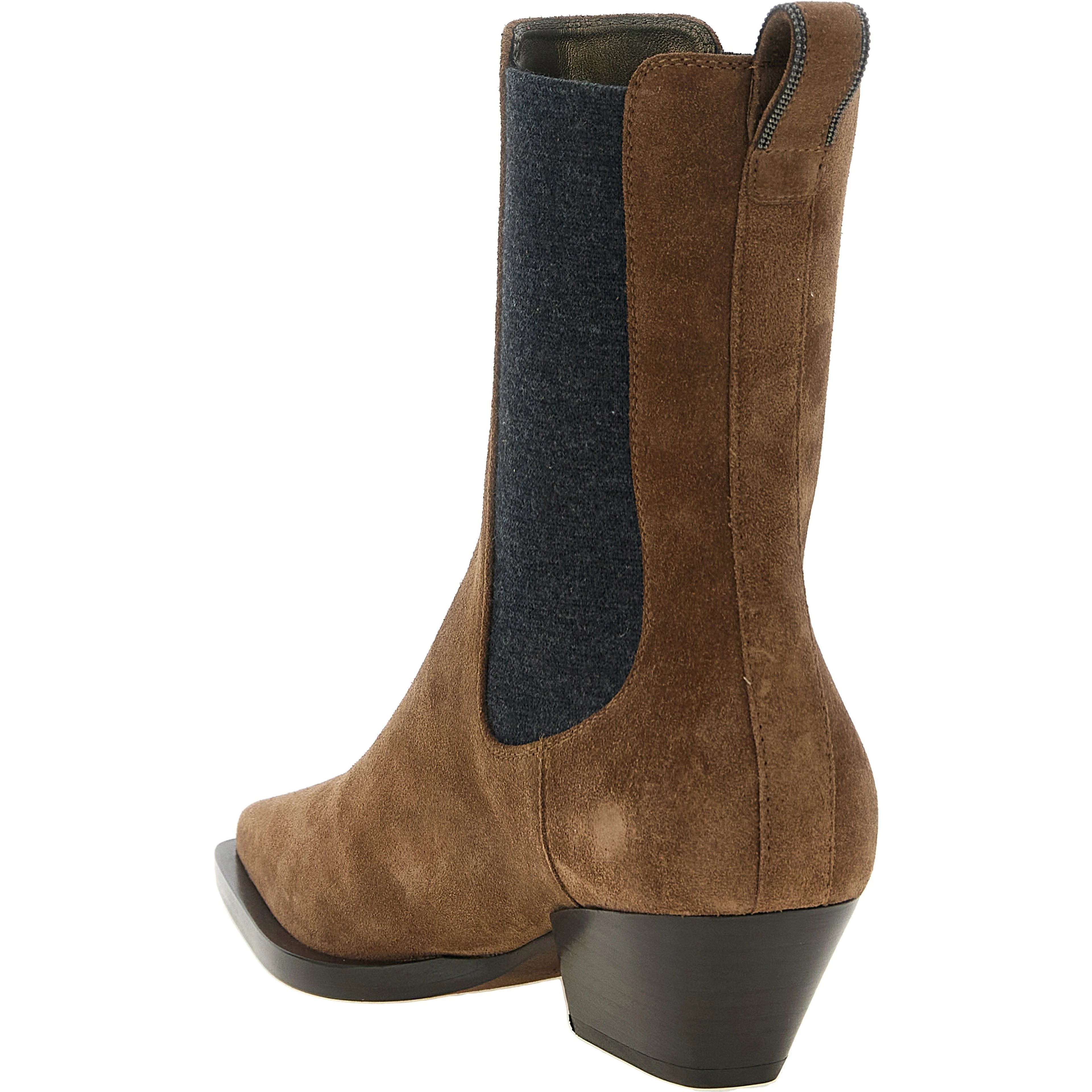 Brown Calfskin Chelsea Boots