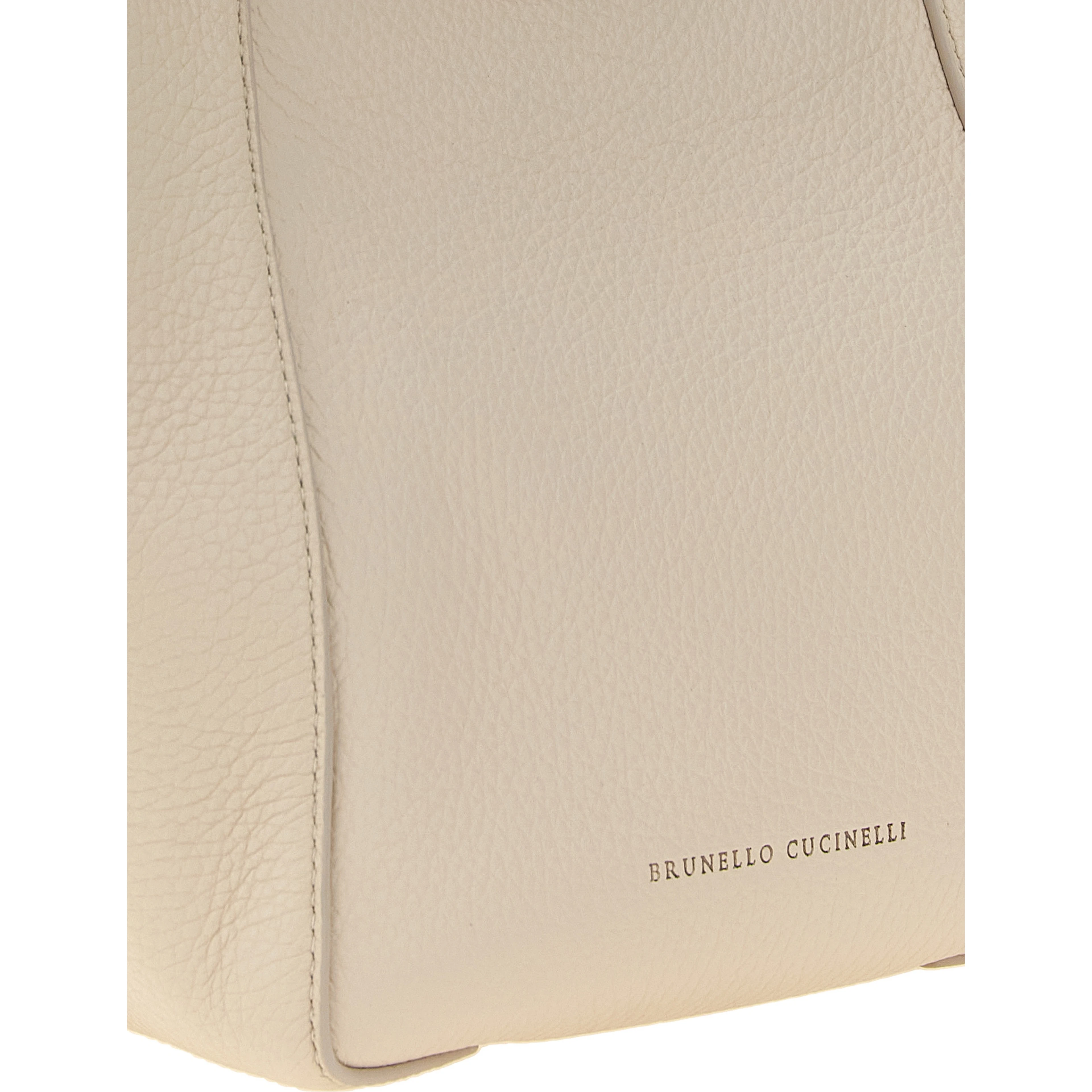 Beige Nubuc Leather Handbag