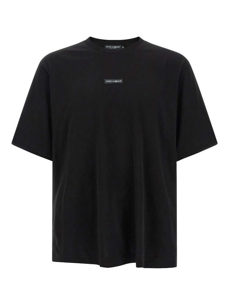 Black Cotton T-Shirt