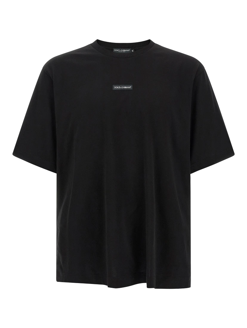 Black Cotton T-Shirt