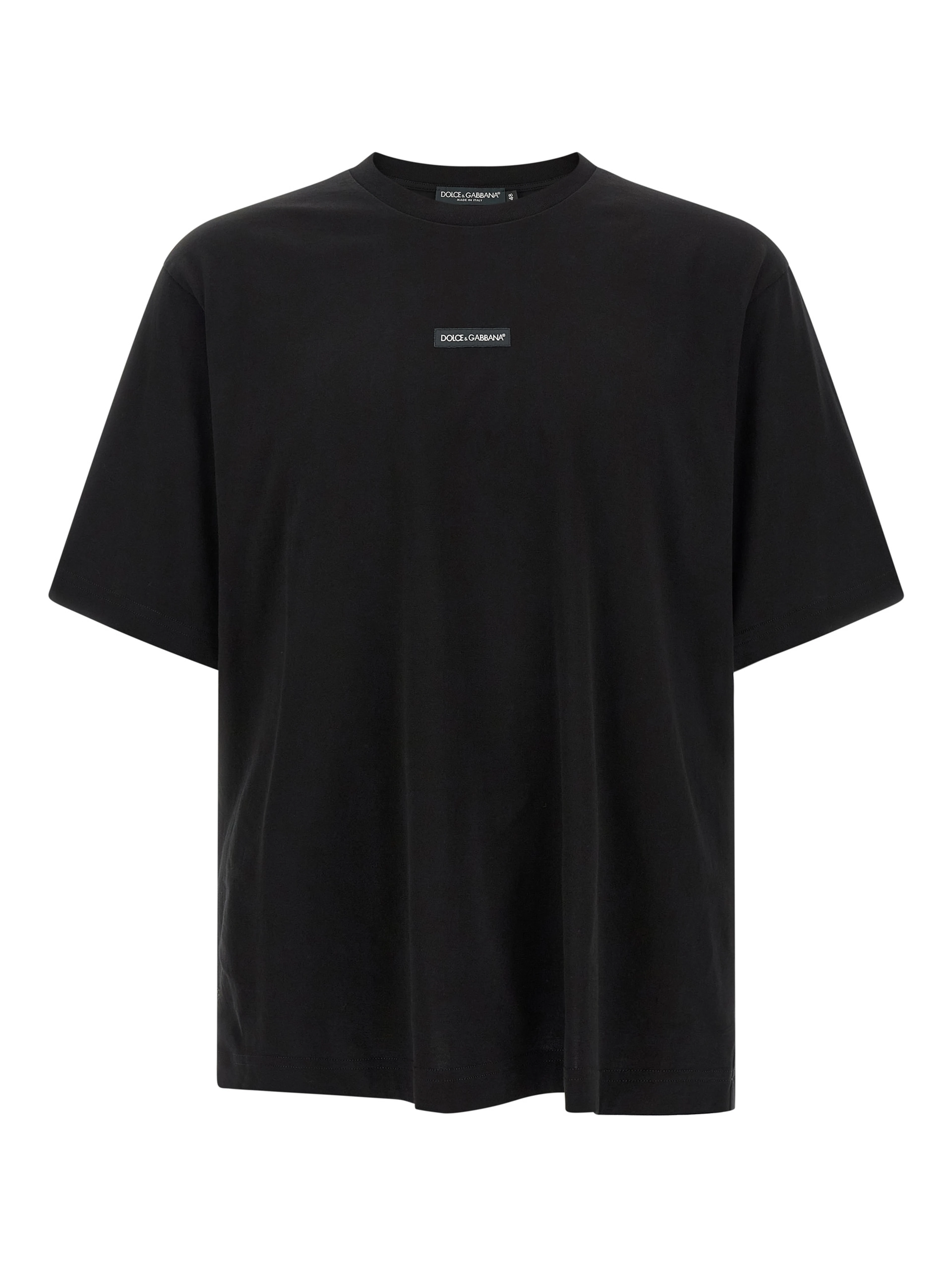 Black Cotton T-Shirt