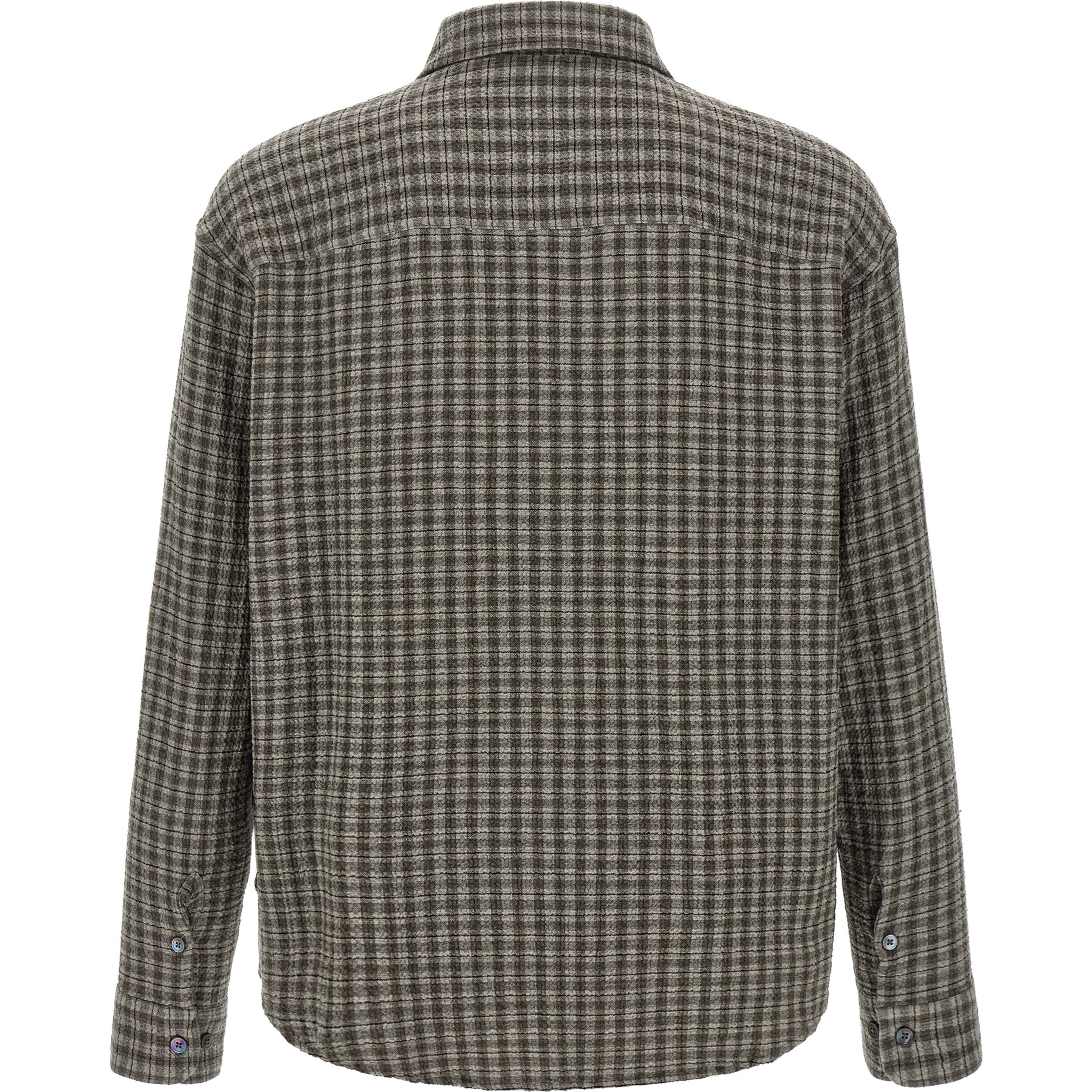 Gray Virgin Wool Blouse