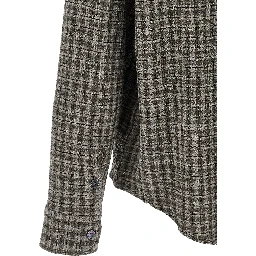 Gray Virgin Wool Blouse