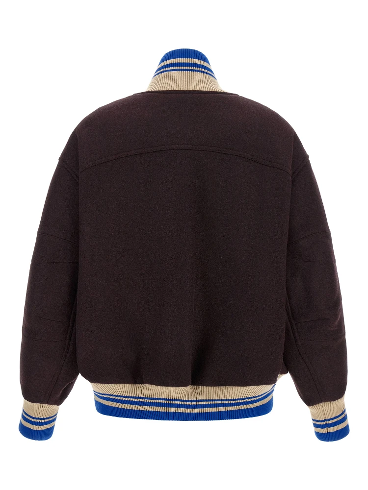 Purple Wool Bomber alternative