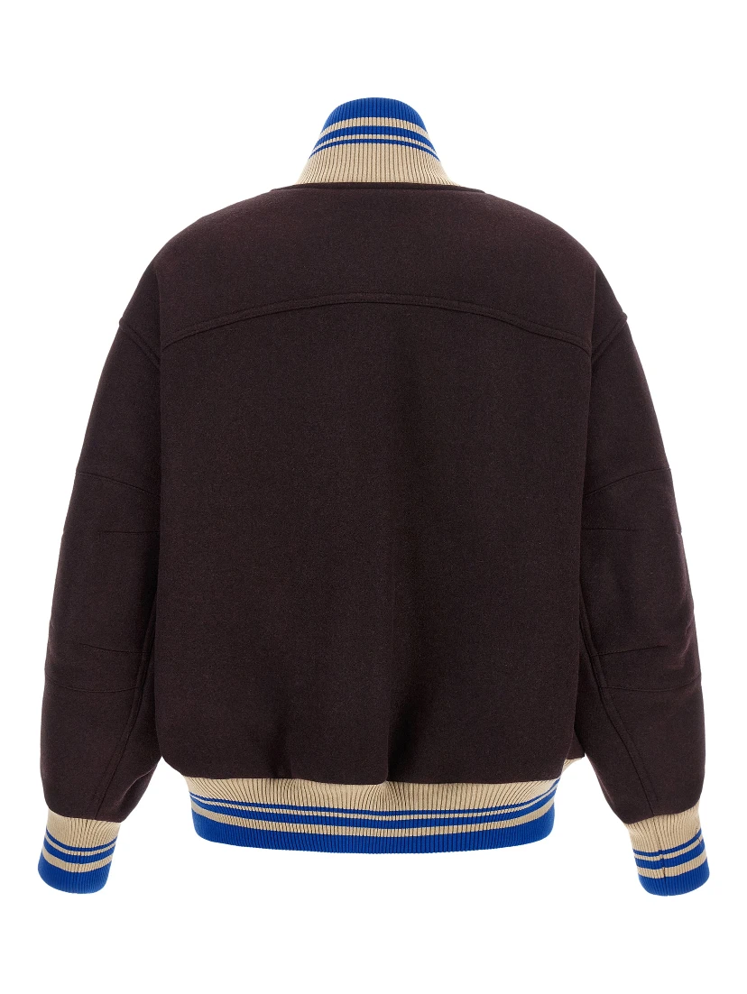 Purple Wool Bomber