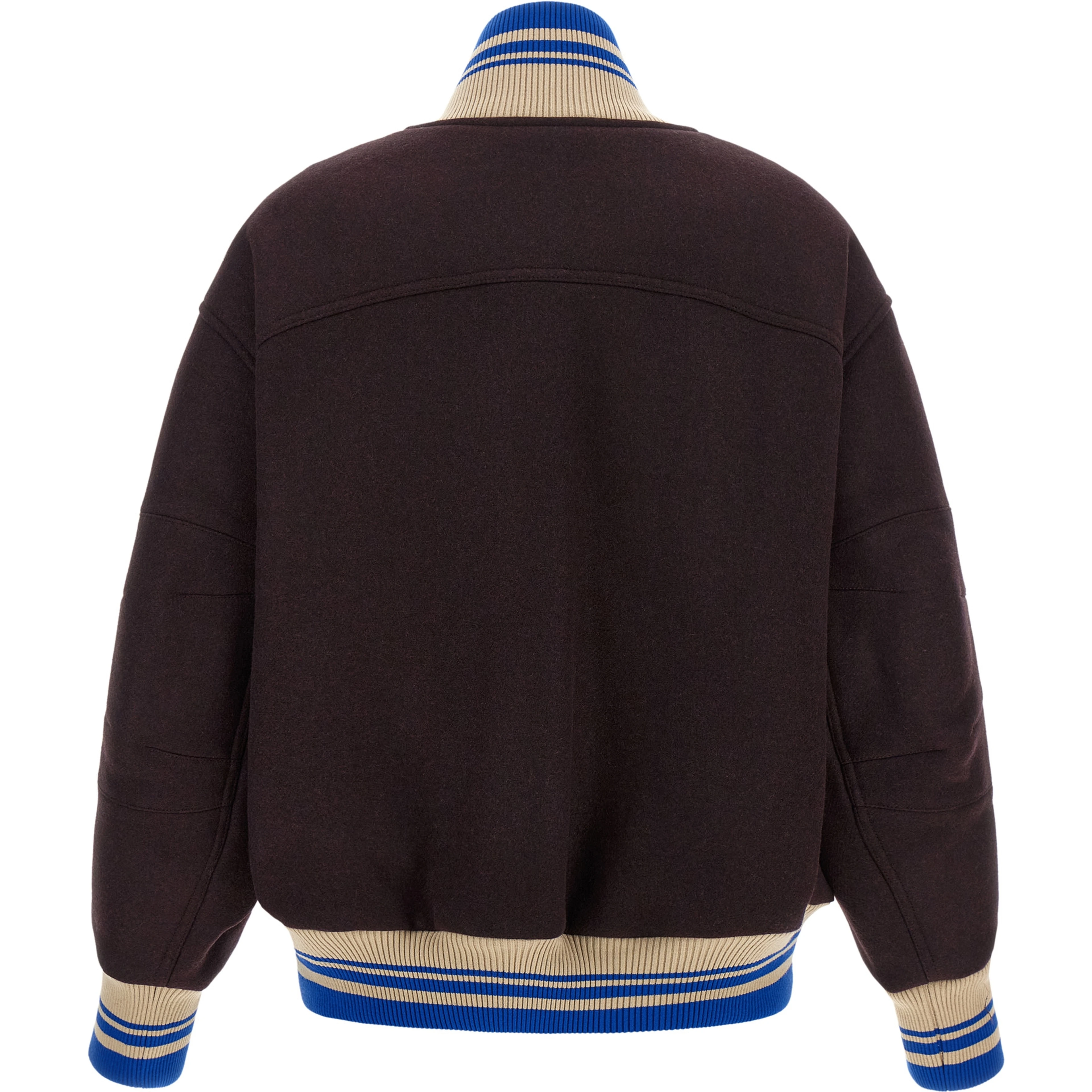 Purple Wool Bomber