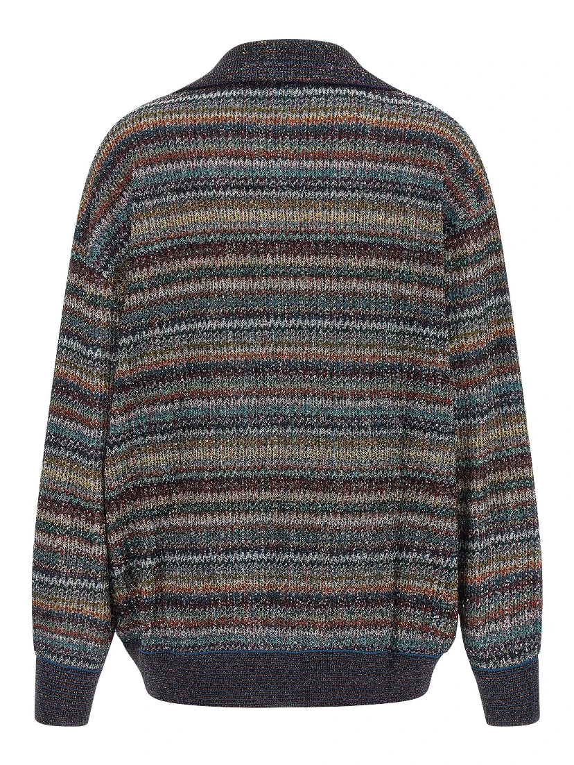 Multicolor Viscose Polo Shirt