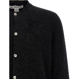 Black Wool Cardigan
