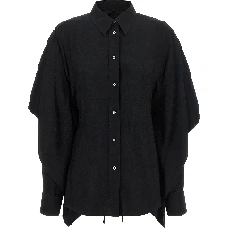 Black Viscose Blouse