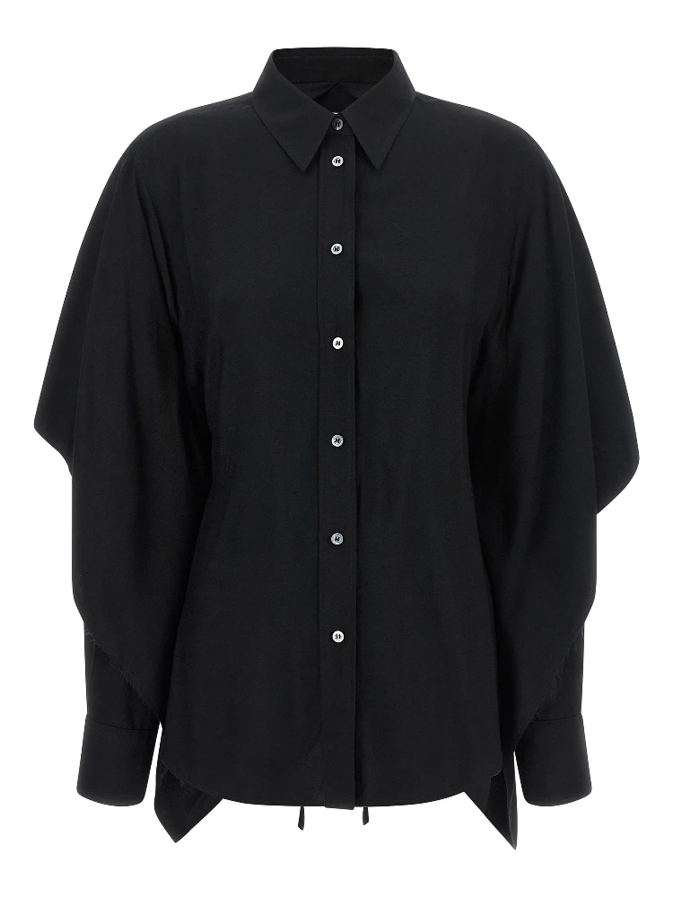 Black Viscose Blouse