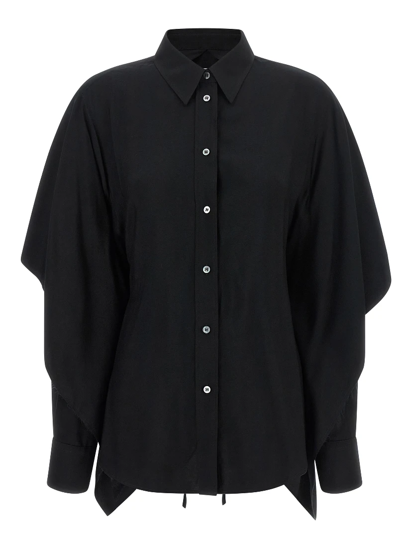 Black Viscose Blouse